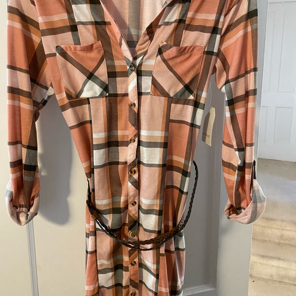 Brand new never work plaid dress